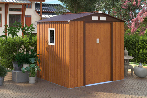 מחסן מתכת פרמיום דגם 2.13X3.19 Garden Top W710