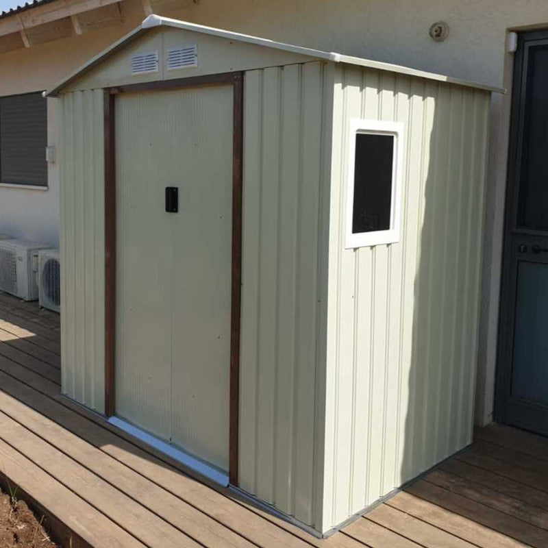 מחסן מתכת פרמיום דגם 2.13X1.27 Garden Top T74