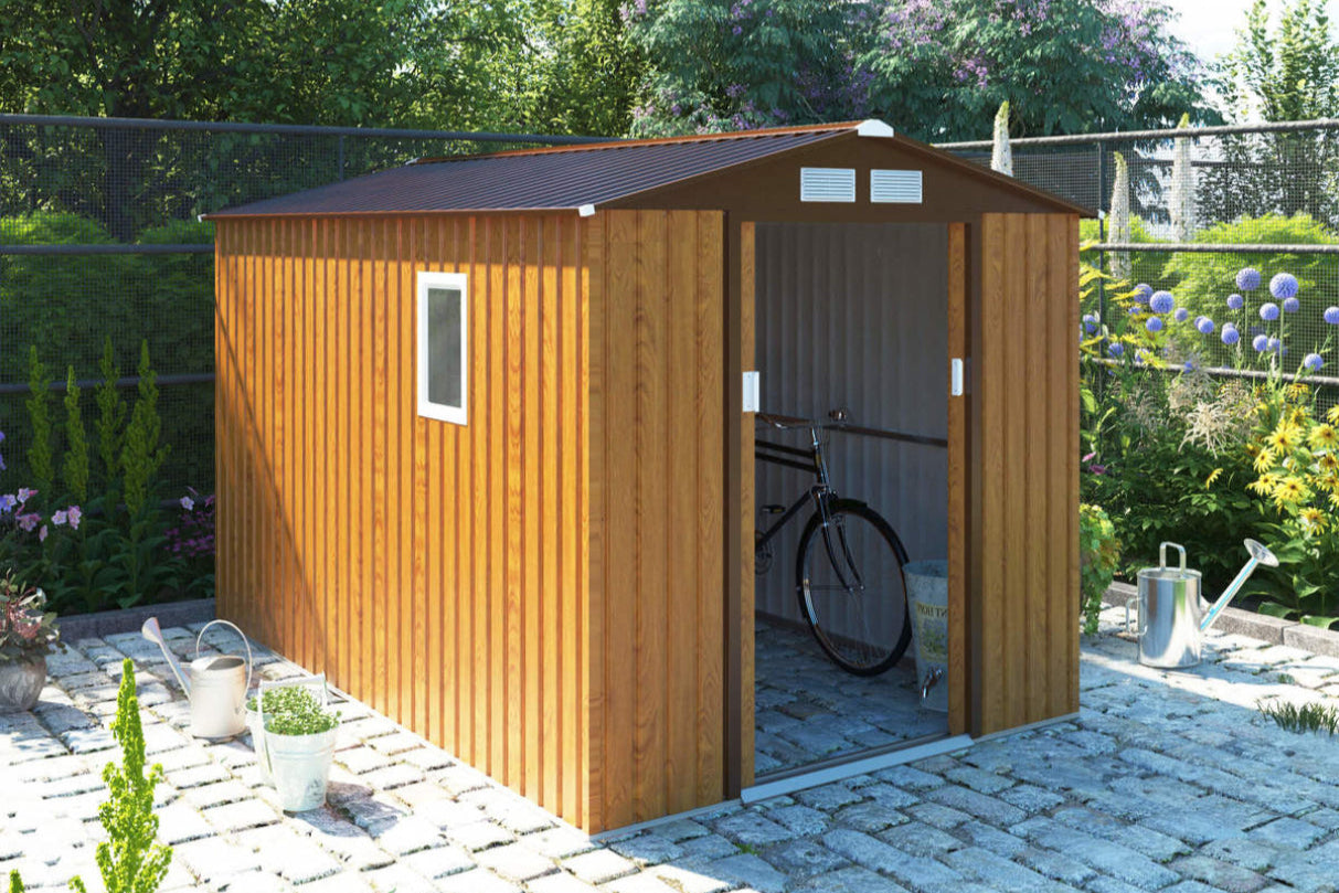 מחסן מתכת פרמיום דגם 2.13X2.55 Garden Top W78