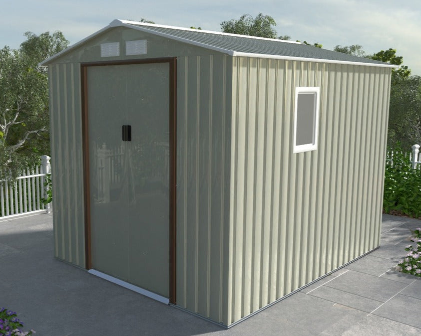 מחסן מתכת פרמיום דגם 2.13X3.19 Garden Top T710