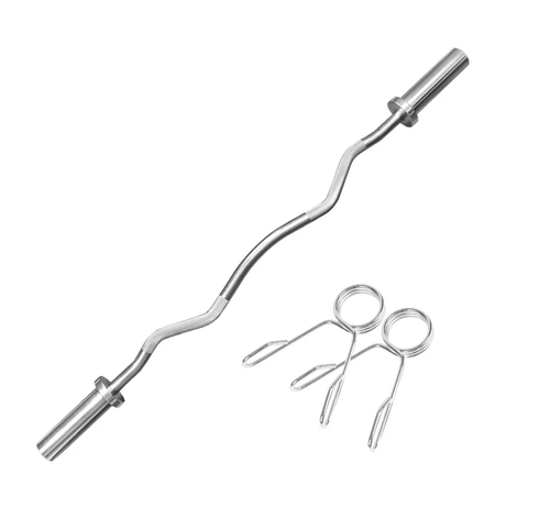 מוט משקולות W אולימפי רוחב 120 ס"מ EUROLEAP
