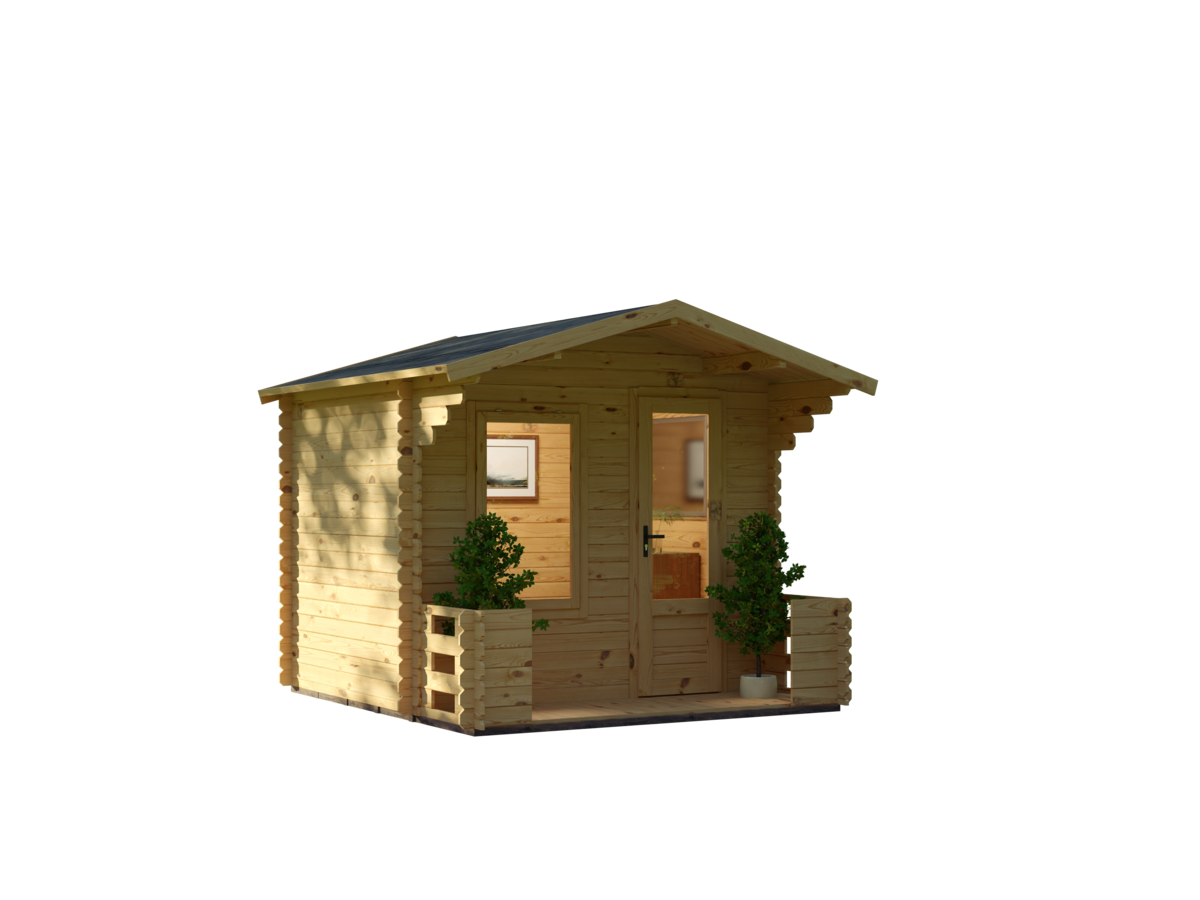 מחסן עץ אירופאי 2.5x2.8 EverGreen