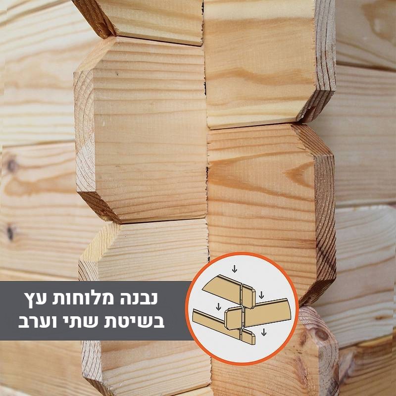 מחסן עץ אירופאי 2.5x2.8 EverGreen
