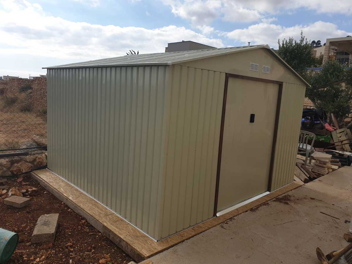 מחסן מתכת פרמיום דגם 3.40X3.19 Garden Top T1110