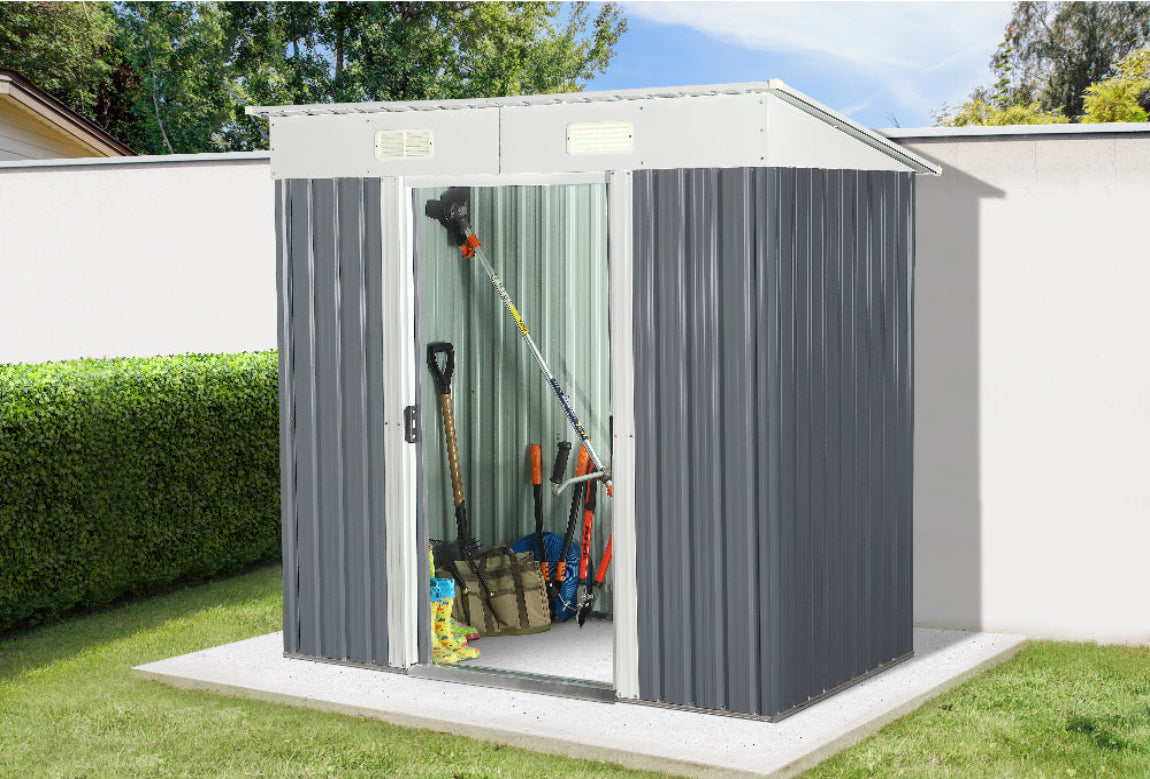 מחסן מתכת  דגם 1.94X1.21 Garden Top DF2
