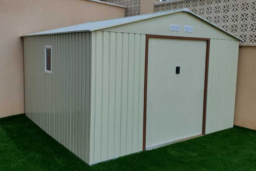 מחסן מתכת פרמיום דגם 3.40X3.82 Garden Top T1112