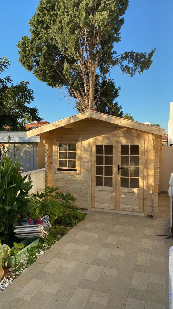 מחסן עץ אירופאי 3X3 עובי 34 מ"מ EverGreen