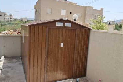 מחסן מתכת פרמיום דגם 2.13X3.19 Garden Top W710