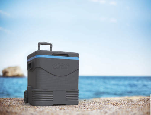 צידנית קשיחה מבודדת על גלגלים 30L KeepCold