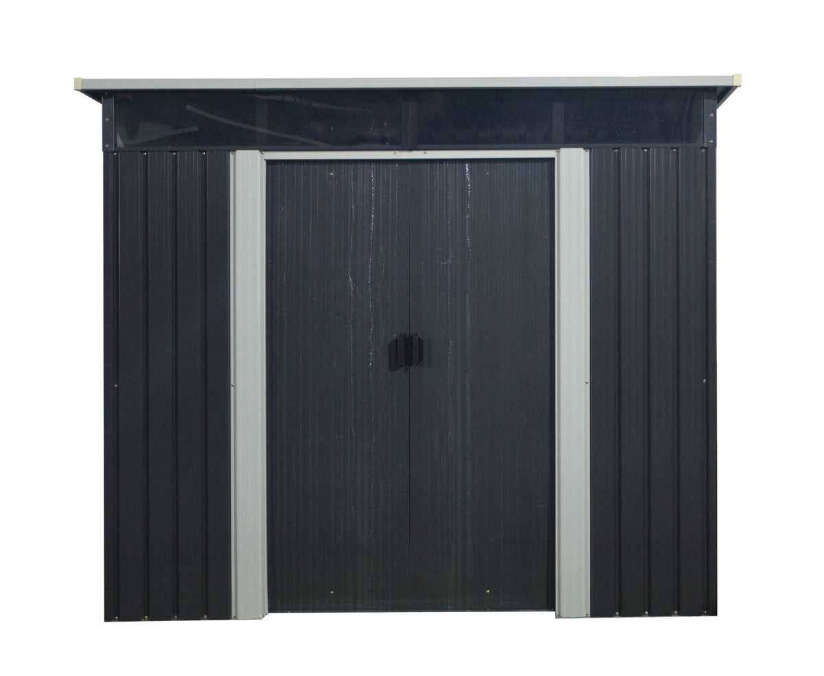 מחסן מתכת דגם PS0908 מידה 2.38X2.79 Garden Top
