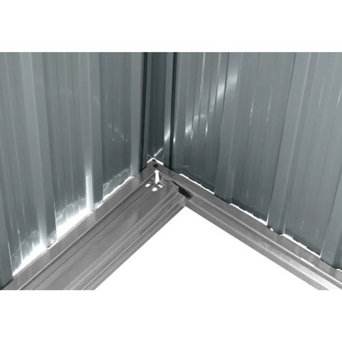מחסן מתכת דגם PS0908 מידה 2.38X2.79 Garden Top