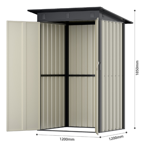 מחסן מתכת דגם SA4 מידה Garden Top 1.20X1.20