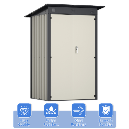 מחסן מתכת דגם SA4 מידה Garden Top 1.20X1.20