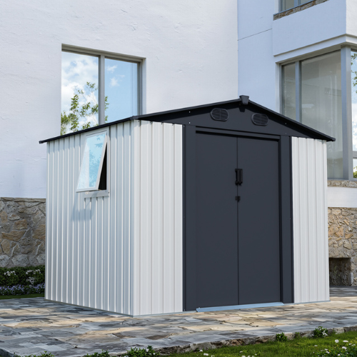 מחסן מתכת דגם 8X6FT Garden Top T186