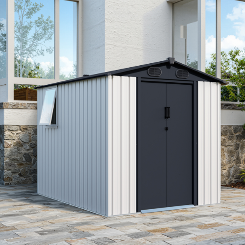 מחסן מתכת דגם 8X10FT Garden Top T108