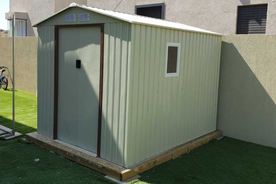 מחסן מתכת פרמיום דגם 2.13X2.55 Garden Top T78
