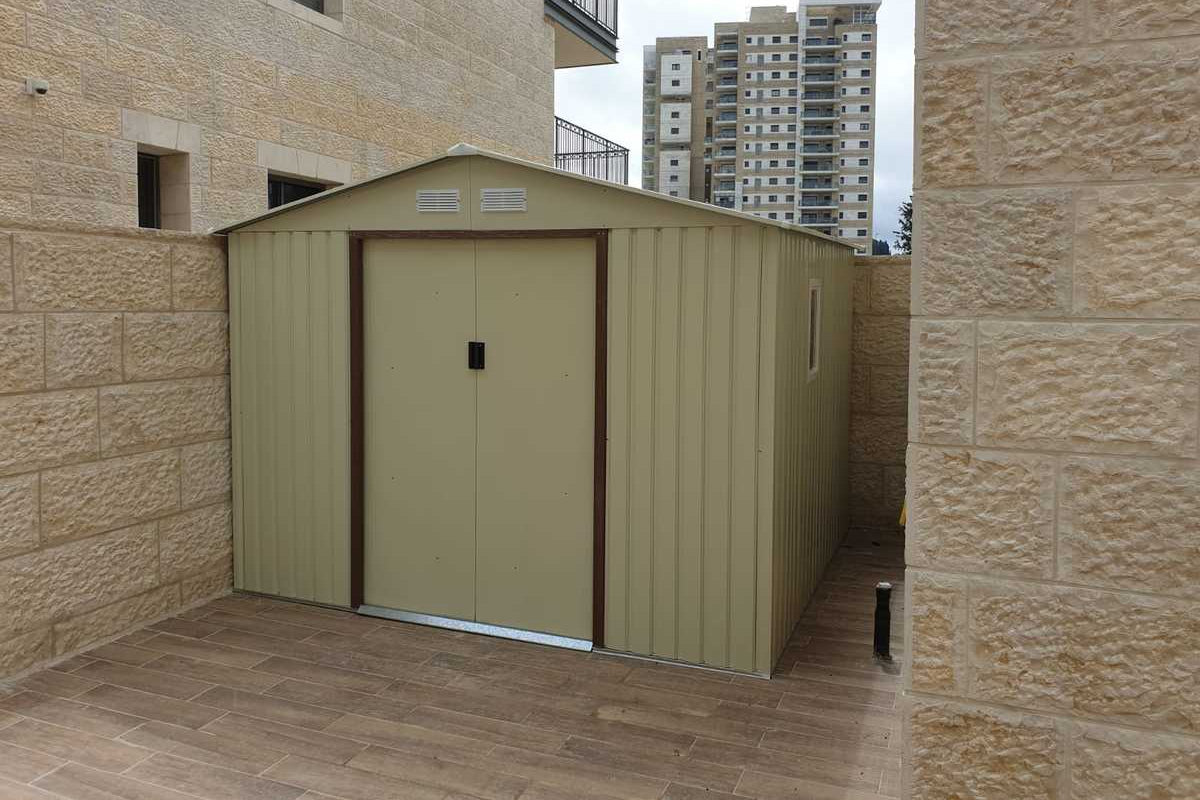 מחסן מתכת פרמיום דגם 2.77X2.55 Garden Top T98