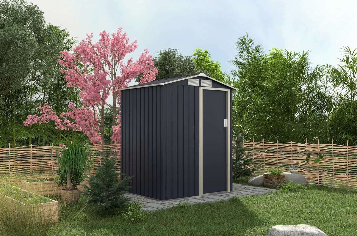 מחסן מתכת 1.5X1.3 Garden Top מטר. קומפקטי, יעל, וד...