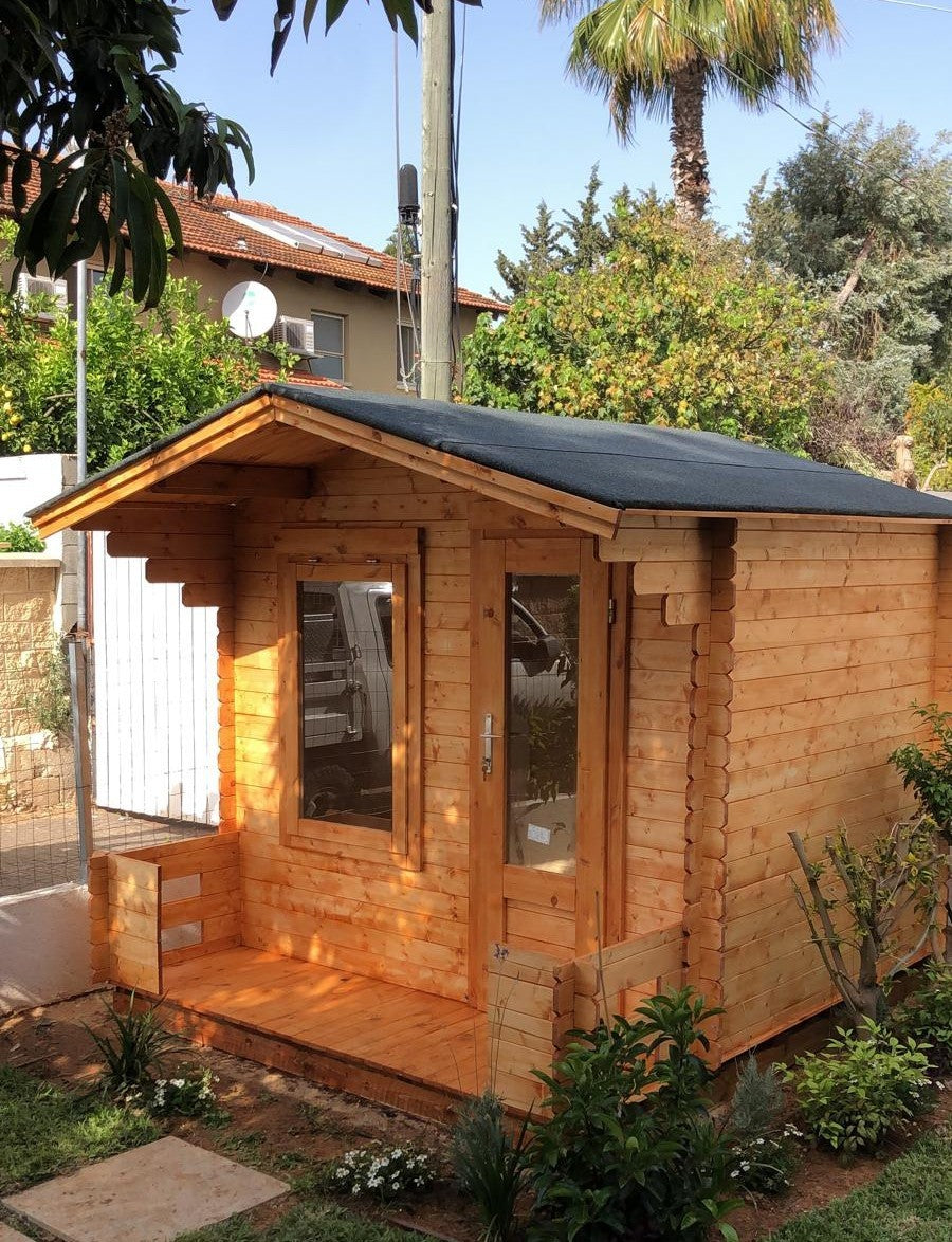 מחסן עץ אירופאי 2.5x2.8 EverGreen