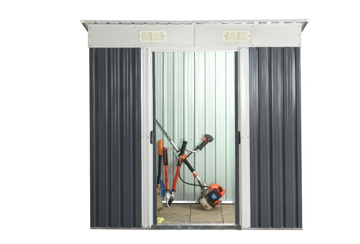 מחסן מתכת  דגם 1.94X1.21 Garden Top DF2