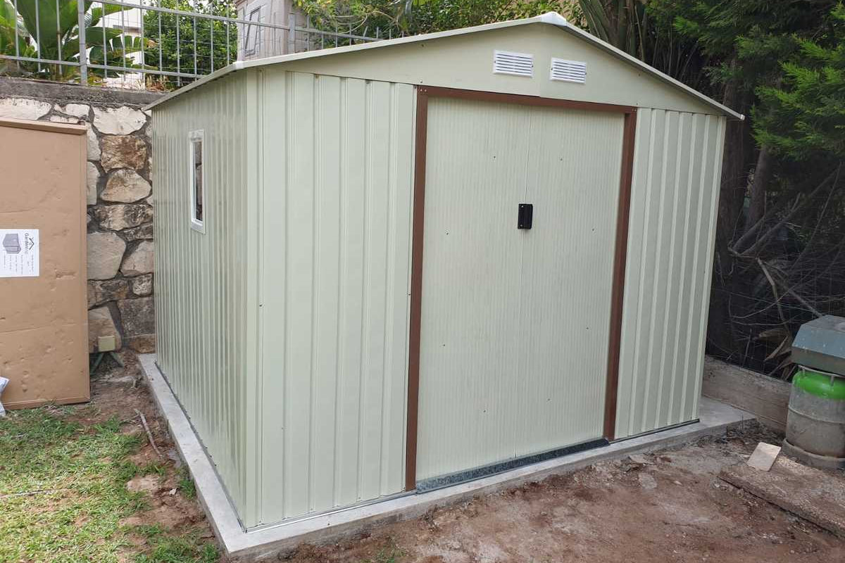 מחסן מתכת פרמיום דגם 2.77X2.55 Garden Top T98